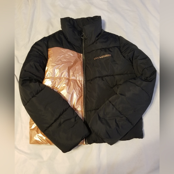 NWOT Vans Foundry Metallic Puffer Jacket - Picture 5 of 8